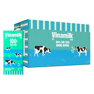 Thùng 12 Hộp Sữa Tươi Tiệt Trùng Vinamilk 100% Không Đường (1L)