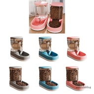 searchddsg Dog Water Bowl Auto Feeding Bowl Food Feeder for Cats Dogs Water Drinking Bowl for Pet Dry Food Treats Water