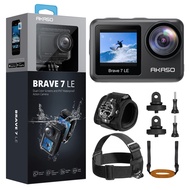 AKASO Brave 7 LE Action Camera with Action Camera Rock Climbing Accessories Kit Bundle