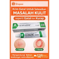Econazine Cream 20g Krim Kulat Panau Kurap Gatal Anti Fungus