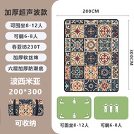 Thảm Picnic Dày Chống Thấm Nước PVC Cho Cắm Trại Ngoài Trời Bãi Biển Mùa Hè Thảm Đi Bộ Thảm Trải Sàn