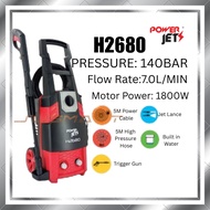 Power Jet H2680 High Pressure Water Jet Cleaner 140 Bar (Induction Motor)