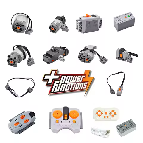 MOC Technical Parts Power Functions Motor Multi Tool Servo Train Motor PF 13100 8883 88002 8881 buil