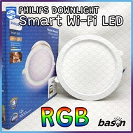 Philips Smart WiFi RGB LED Downlight 12W 6" D150 - WFB Wiz Connected