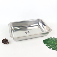 [LIVE ONLY] Stainless Steel Tray 36x27x7 cm Stainless Steel Tray/