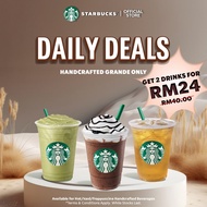 [DAILY AUGUST DEALS] Get 2 drinks at RM24 Handcrafted Grande only - Expiry Date : 31st August 2026