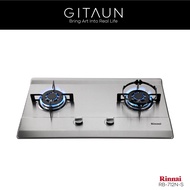[RINNAI] 2 Burner Gas Hob / RB-712N-S (Stainless Steel)