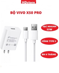Bộ sạc nhanh Vivo X50 pro 33W củ sạc + dây sạc Type C