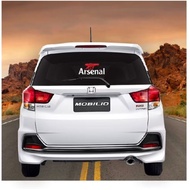 ARSENAL CUTTING STICKER, MOTORCYCLE CAR GLASS STICKER, SIZE 30CM