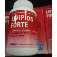 LIVIPIDS FORTE (50 LIQFIL VEGETABLE CAP) POLYUNSATURATED PHOSPHOLIPIDS WITH B VITAMINS 補肝