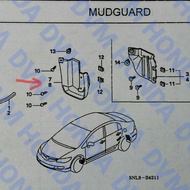 Mudguard/ Mud Carpet/ Right Rear Wheel Carpet Original Civic Fd Accessories