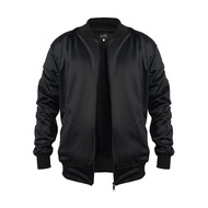 RIRUSHOP Evernext Apparel - Raven Men's Plain Bomber Jacket