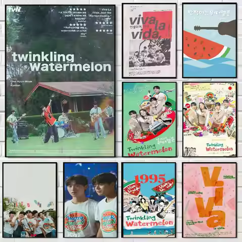 Twinkling Watermelon Korean Tv Classic Movie Posters Vintage Room Bar Cafe Decor Stickers Wall Paint