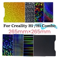 265*265mm For Creality Hi Build Plate Double Sided PEI PEO PET PEY Heat Bed Spring Steel Sheet For C