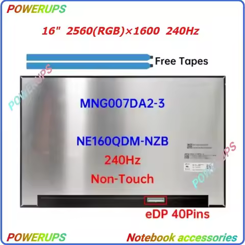 New A+ Laptop LCD Screen/Display For Lenovo Legion Pro 5 16ADR10 16IAX10 16IRX10 Y7000P/R7000P 2025 