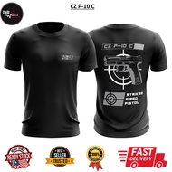 Crew T-ShirtDR TACTICAL  Ready stock Microfiber eyelet jersey inner unisex round neck short sleeve T