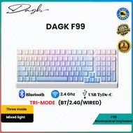 DAGK F99 three-mode wireless Bluetooth mechanical keyboard wired desktop laptop external gaming offi