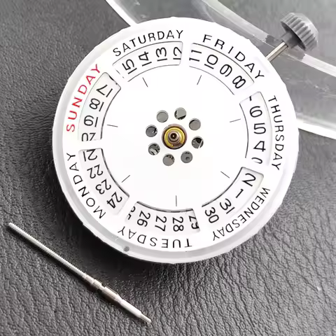 Genuine Miyota 8285 Automatic Mechanical Movement Mod Day-Date Watch Mechanism with Week at 12:00/Da