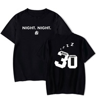 Large T-shirt Steph Curry Night Night T Shirt Man Mens Tee Shrits Black Male Clothes 4XL,5XL,6XL
