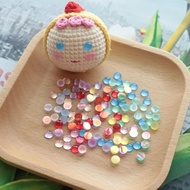 Eye Cute Bean Doll Animal Color Round Making Material Accessories Handmade Material Toy Crystal Bead