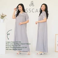 Daster Renda Cibeuti Wanita Long Katun Rayon Premium Adem Style Kekinian Busui Jumbo Semata Kaki