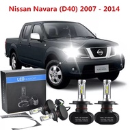 Nissan Navara (D40) 2007-2014ไฟหน้ารถ) H4ไฟ LED ไฟหน้ารถยนต์โคมไฟแสงสีขาว6000K