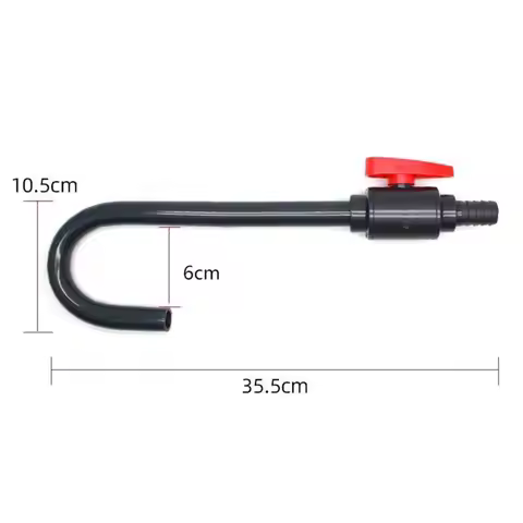 Aquarium Water Inlet Outlet Tube Aquarium Water Changer Water Inflow Outflow Tube Water Pipe Fitting