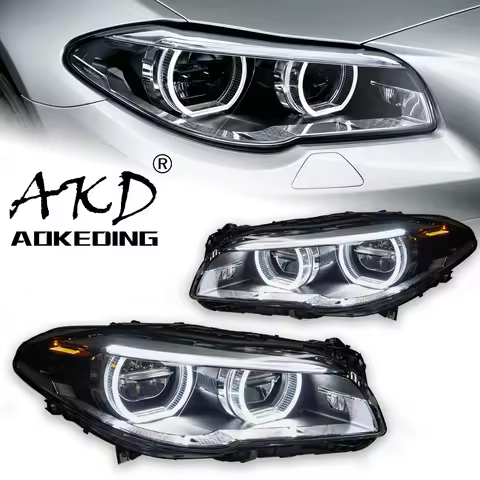 AKD Car Styling Head Lamp for BMW F10 Headlights 2010-2017 520i 525i 530i F18 LED Headlight DRL Proj