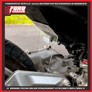 Aerox 155 / Nvx 155 acrylic Mudflap, aerox trunk Mudflap, custom aerox downdraft Mudflap