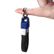 15cm USB4 Cable 240W 6inch with Keychain Flat, Supports 40Gbps Data Transfer & 8K HD Display, USB C 