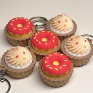 3D Printing Press Keyboard Axis Decompression Cupcake Donut Ornaments Keychain Fun Button Ornaments 