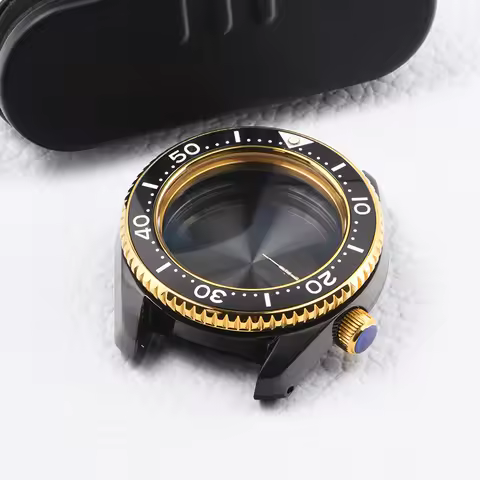 MM300 watch case super luminous Stainless Steel Sapphire diving case fit Seiko mod for NH35A NH36A A