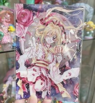 日本絕版限定神風怪盜貞德種村有菜透明膠片明信片postcard 。唱K小魚仙file珍珠美人魚文件夾。美少女戰士sailor moon 百變小櫻小魔女doremi變身棒光之美少女露娜毛公仔景品擺設。公