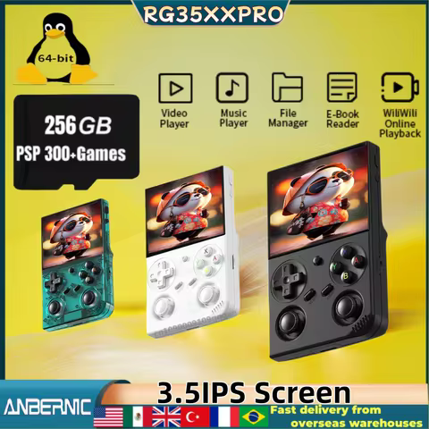 Anbernic RG35XX PRO RG 35XXPRO Retro Handheld Game Console Retro Video Gaming Player Linux 64-bit 3.