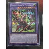 Yu-Gi-Oh Asia english: Fiendsmith's Desirae INFO-AE036 Secret Rare english Card Licensed Konami