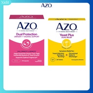 AZO Yeast Infection Symptom Relief | Urinary+Vaginal Support | Odor & Discharge | Itching