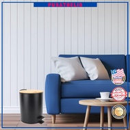 Round Waste Bin  Trash Can Black Large Capacity Soft Close Convenient Modern Hygienic with Foot Peda