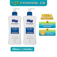 SPECIAL Rosken Skin Repair Dry Skin Cream 400ml x 2 Bottles (TWIN) EXP:06/2027 [ Farmasi CS ]