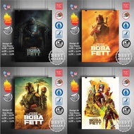 Star Wars: The Book of Boba Fett (Dark) Poster wall Sticker | Wall decoration Sticker