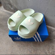 👟「Brand New」adidas Adifom Stan 魚嘴 廚師鞋一字拖鞋 綠色