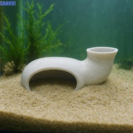 SANRUI Aquarium Underground Tunnel, Underground Style Plastic Fish Shrimp Hide Caves, Fish Cave Deco