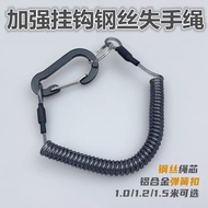 Fishing Safety Lanyard with Carabiner Retractable Coil Tether for Pliers Tools