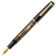 Pelikan Fountain Pen, B (Broad Nib), Classic Marble Brown, M200, Officially Imported [Direct from Ja