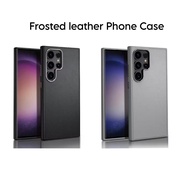 Samsung S25 Ultra Case Luxury Frosted leather Shockproof Phone Case S25 Ultra
