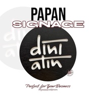 Plywood Business Store Name Signage Board