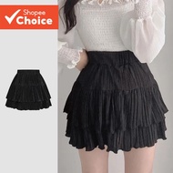 B114-DEC-C-3-Ruched Skirt-SKB114AD757  B114-DEC-C-3-Rok separuh berlipat-SKB114AD757