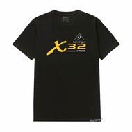 Behringer x32 Compact Digital Audio Mixer Audio T-Shirt - "X32 Powered By Midas" cotton combed 20s