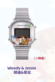 Toystory 手錶 反斗奇兵 玩具總動員 巴斯 翠絲 勁爆公爵 綠兵 三眼仔 勞蘇 胡迪 小叉 迪士尼 中古 扭蛋  Casio G Shock Baby G Disney watch
