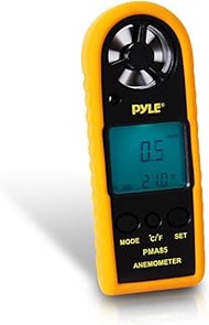 Pyle Digital Anemometer Handheld Thermometer - Portable Handheld Meter, Wind Speed, Wind Chill, Air 
