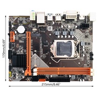 【Ready สหรัฐอเมริกา Stock 】 B75-M2 LGA1155ซ็อกเก็ต M-ATX สนับสนุนเมนบอร์ดแบบบูรณาการกราฟิกการ์ด VGA HDMI